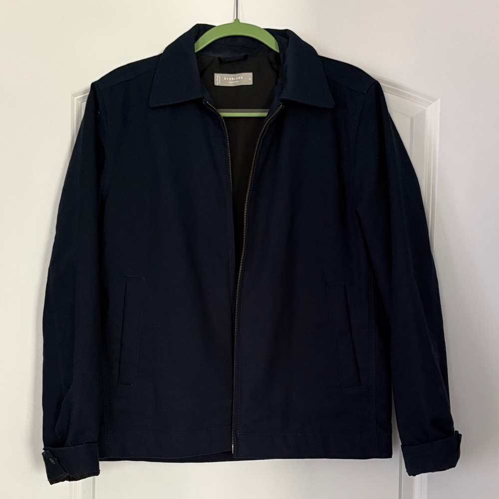Everlane Men's Dark Blue Lightweight Jacket